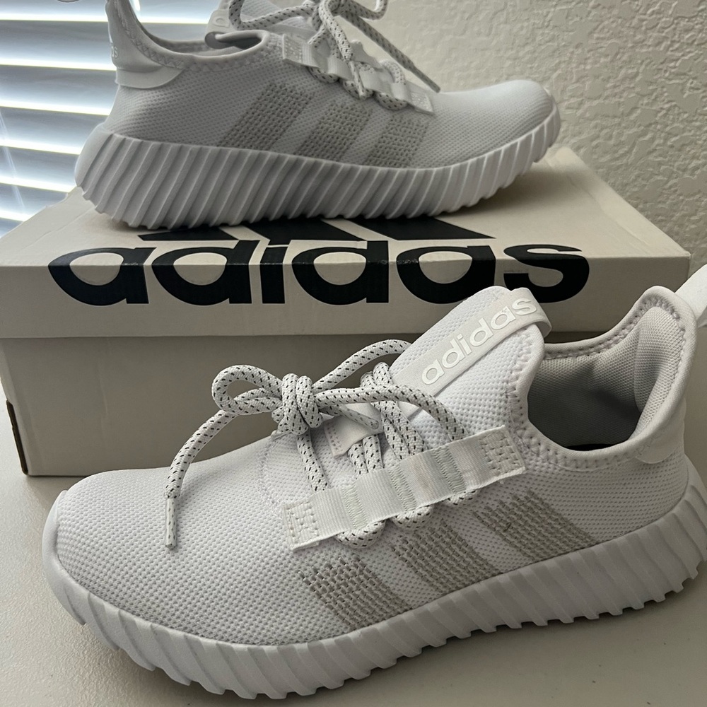 Adidas Women's All-White Athletic Shoes